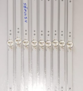 Barras de Matriz de LED de TV aptas for Haier LE55M600, Tira de LED de retroiluminación de TV, Bandas de lámparas de Matriz, Bombillas LED55D8-ZC14-05(A)(B) LE55F3000W