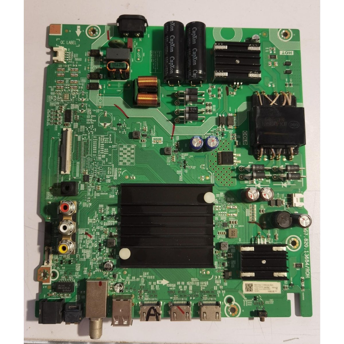 MAINBOARD MODELO RSAG7.820.13684/ROH, HISENSE 50A6NV