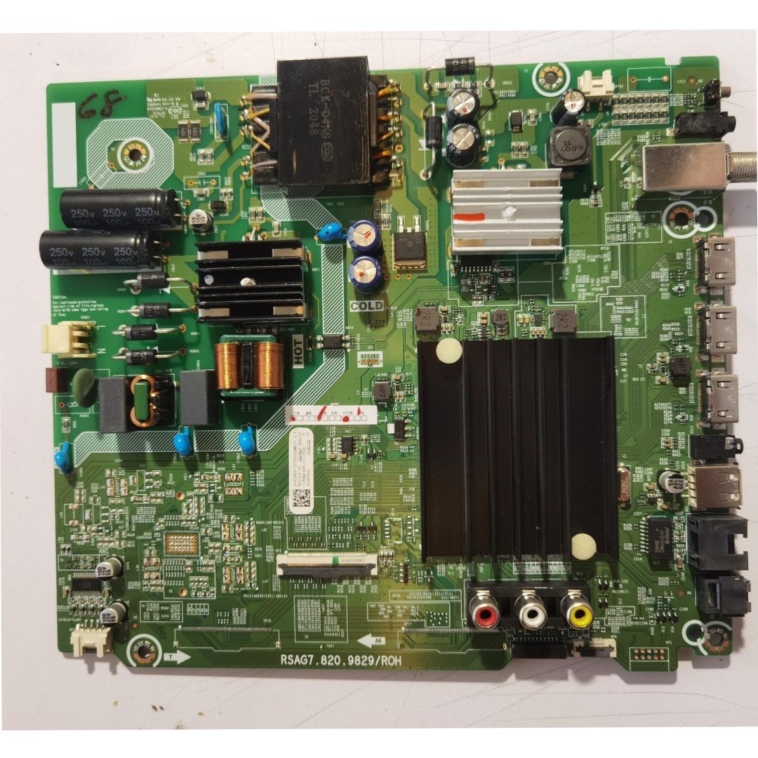 MAINBOARD MODELO RSAG7.820.9829/R0H, HISENSE 50A60GMV