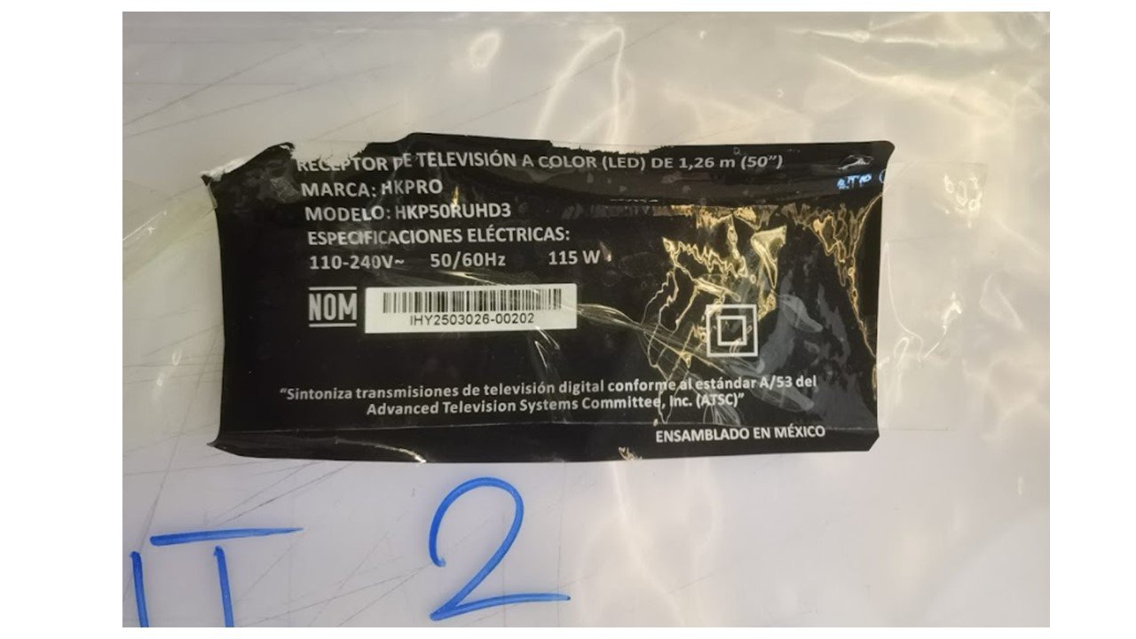 MAINBOARD MODELO 40-6MT827B-MAB2XTL, HKPRO HKP50RUHD3 - Imagen 2