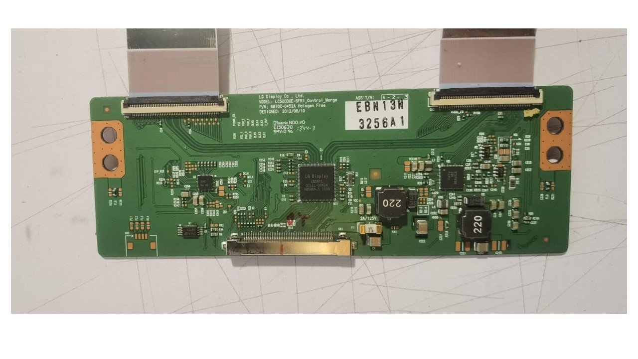 TARJETA T-CON MODELO 6870C-0452A, LG 50LA6205