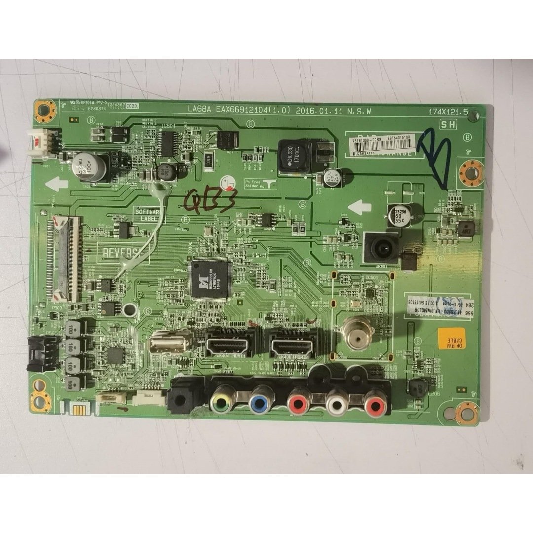 MAINBOARD MODELO EAX66912104, LG 49LF5100